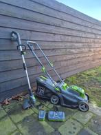 Grasmaaier en bosmaaier op accu LuxTools, Ophalen, Zo goed als nieuw