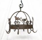 Oude smeedijzeren wildkroon., Antiek en Kunst, Ophalen of Verzenden