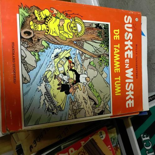 Stripboeken Suske en Wiske (rood-bruindruk), Boeken, Stripboeken, Gelezen, Meerdere stripboeken, Ophalen of Verzenden