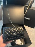 Chanel Wallet On Chain, Sieraden, Tassen en Uiterlijk, Tassen | Damestassen, Ophalen of Verzenden, Zo goed als nieuw, Zwart, Avondtasje