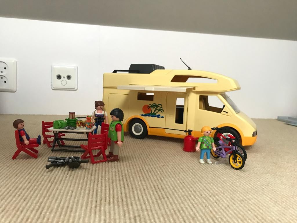 Playmobil 3647 Kampeerauto, Ophalen of Verzenden, Gebruikt, Complete set