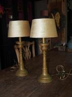 2 Lampen met luipaardprint aan de binnenkant, Ophalen of Verzenden, Gebruikt, Minder dan 50 cm