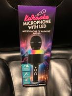 Karaoke Microfoon met LED en Bluetooth, Muziek en Instrumenten, Ophalen of Verzenden, Nieuw, Zangmicrofoon, Draadloos