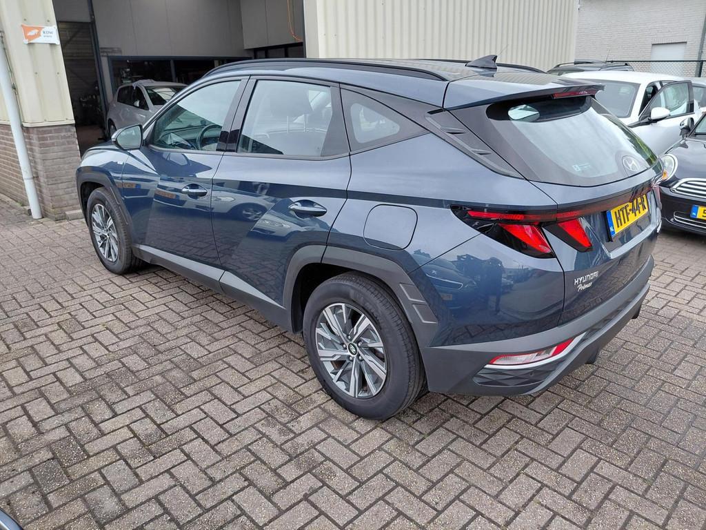 Hyundai Tucson Hybride Automaat, Auto's, Hyundai, 136 pk, Gebruikt, Blauw, 1650 kg
