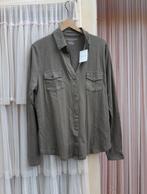 Majestic Filatures nwe khaki katoen/cashmere blouse M L XL, Maat 42/44 (L), Nieuw, Ophalen of Verzenden, Majestic Filatures