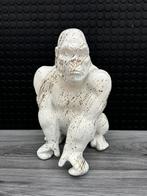 gorilla (wit met goud) 35hoog 20breed/Nieuw!, Verzamelen, Ophalen of Verzenden, Nieuw, Dier