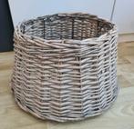 Conische wicker / rotan lampenkap, Ophalen, Zo goed als nieuw, Rond, Minder dan 25 cm