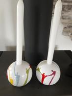 Corry  Ammerlaan. Bolvormige kandelaars., Ophalen of Verzenden