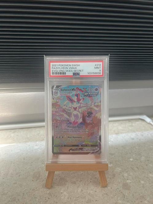Sylveon VMAX #212 psa 10, Hobby en Vrije tijd, Verzamelkaartspellen | Pokémon, Zo goed als nieuw, Losse kaart, Ophalen of Verzenden