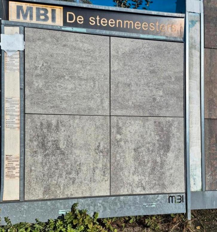 Terrastegels beige zand bruin/grijs nuance 60x60x4 s-partij, Tuin en Terras, Tegels en Klinkers, Nieuw, Terrastegels, Beton, 10 m² of meer