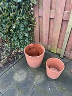2 kunststof intratuin potten, Kunststof, Minder dan 30 cm, Rond, Ophalen of Verzenden
