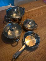 Handy Pannenset - Gebruikt, Gratis af te halen!, Huis en Inrichting, Gebruikt, Inductieplaat, Pannenset, Ophalen of Verzenden