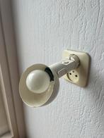 Retro plug in stopcontact lamp wit, Ophalen of Verzenden, Gebruikt, Retro, Overige typen