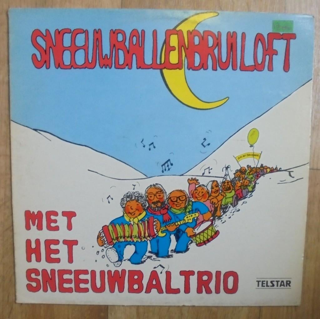 LP van Telstar HET SNEEUWBALTRIO sneeuwballenbruiloft, Cd's en Dvd's, Vinyl | Nederlandstalig, Zo goed als nieuw, Levenslied of Smartlap