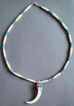 Native American ketting., Sieraden, Tassen en Uiterlijk, Piercings, Ophalen of Verzenden, Zo goed als nieuw, Zilver, Navelpiercing