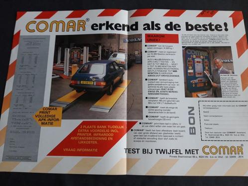 advertentie Comar bruggen - Volvo garage 343 en 66, Verzamelen, Automerken, Motoren en Formule 1, Zo goed als nieuw, Auto's, Ophalen of Verzenden