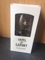 Tripel Lefort bierglas nieuw in verpakking, Ophalen of Verzenden, Nieuw, Glas of Glazen, Overige merken