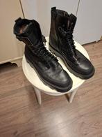 Zwarte leren enkellaarzen, Mjus 42., Kleding | Dames, Schoenen, Zwart, Lage of Enkellaarzen, Ophalen of Verzenden, Zo goed als nieuw