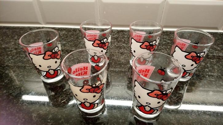 Hello Kitty kinderglazen, Kinderen en Baby's, Kinderspulletjes, Nieuw, Ophalen