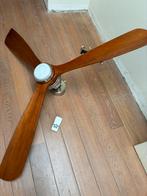 Plafondventilator met Lamp - Hout Look, Ophalen of Verzenden, Gebruikt, Hout, Minder dan 50 cm