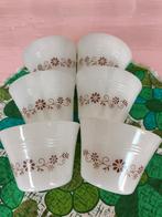 Vintage dessert schaaltjes, Huis en Inrichting, Keuken | Servies, Gebruikt, Ophalen of Verzenden, Overige stijlen, Glas