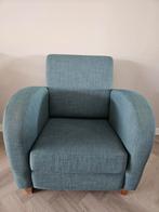 Fauteuil en hocker, Huis en Inrichting, Ophalen, Zo goed als nieuw, 75 tot 100 cm, 50 tot 75 cm