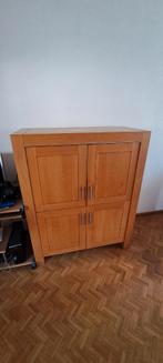 Eiken Kast, Huis en Inrichting, Ophalen, Gebruikt, 100 tot 150 cm, Modern Strak