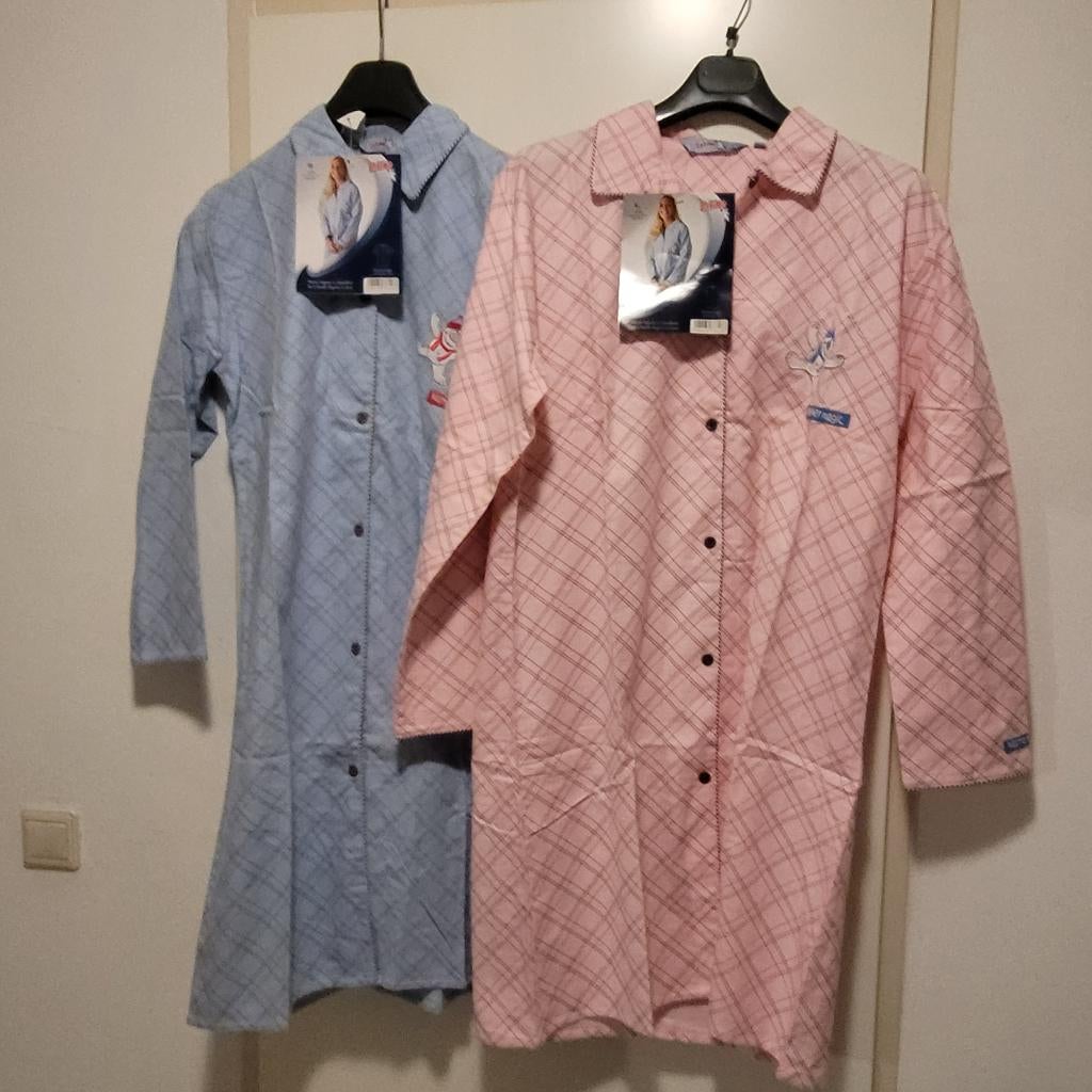 Flanellen nachthemd div. maten merk Eskimo (nieuw), Kleding | Dames, Pyjama's, Nieuw, Ophalen of Verzenden