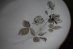 Bavaria retro borden met rozen zwart wit decor 12x art deco, Antiek en Kunst, Antiek | Servies los, Ophalen of Verzenden