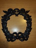 Mooie brocante gietijzeren muurhanger engeltjes, Ophalen of Verzenden, Zo goed als nieuw