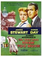 12. The Man who Knew too Much, Hitchcock o.a. James Stewart., Ophalen of Verzenden, 1940 tot 1960, Zo goed als nieuw, Actie en Avontuur