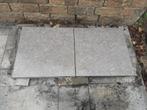 te koop: ceramische tegels. GeoCeramica 60x60x4 lichtgrijs, Ophalen, Keramiek, Nieuw, Minder dan 5 m²