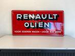 RENAULT emaille reclamebord, Ophalen of Verzenden