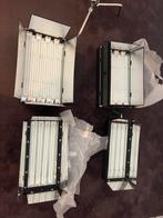4 Studiolampen + 4 staanders, Ophalen, Zo goed als nieuw, Lamp of Flitsset