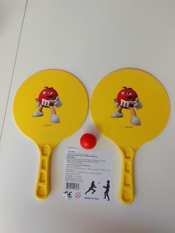 M&M's Strand Tennis Set - Nieuw! beschikbaar voor biedingen