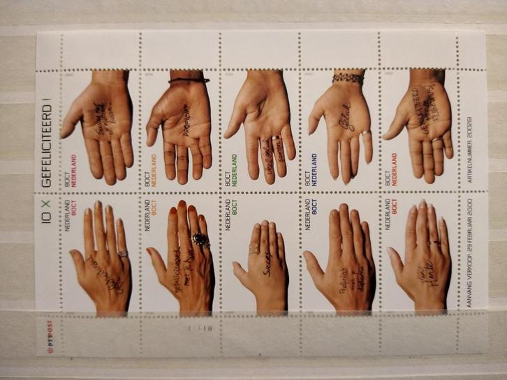 Diverse Postfrisse Velletjes Nl Guldentijd Deel 4, Postzegels en Munten, Postzegels | Nederland, Postfris, Na 1940, Ophalen of Verzenden