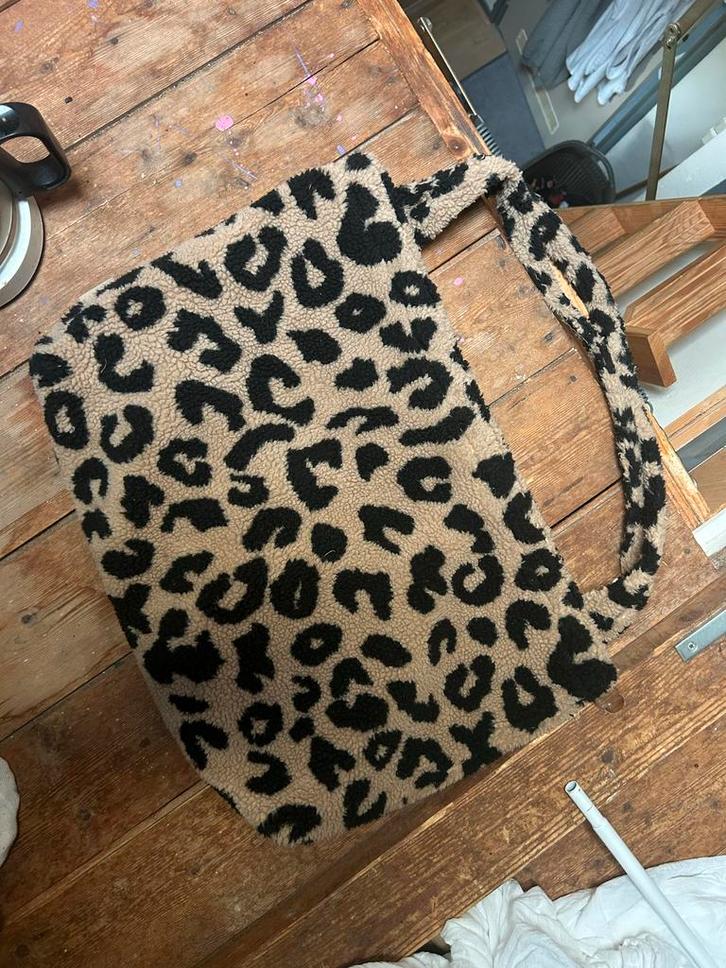 Leuke Luiertas met Luipaardprint, Sieraden, Tassen en Uiterlijk, Tassen | Damestassen, Gebruikt, Overige typen, Bruin, Ophalen