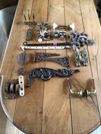 Restanten oud / antiek hang/sluitwerk, Doe-het-zelf en Verbouw, Hang- en Sluitwerk, Ophalen of Verzenden, Gebruikt, Chroom, Overige typen