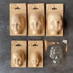 Vintage, retro mallen poppengezichtjes, hoofdjes, Ophalen of Verzenden