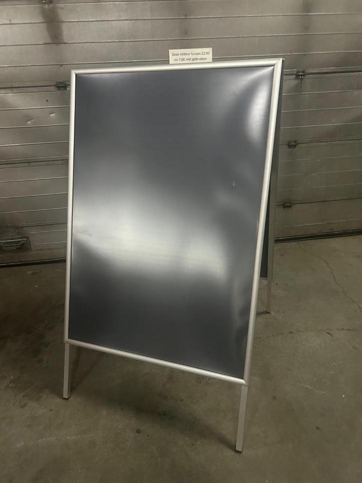 Aluminium stioepborden A0 formaat dubbel te bespannen, Verzamelen, Merken en Reclamevoorwerpen, Zo goed als nieuw, Reclamebord
