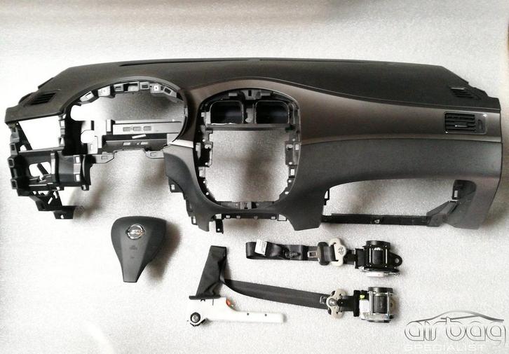 Nissan Pulsar airbag set  985103ZL0A 34178117A 0589-P1-00066, Auto-onderdelen, Dashboard en Schakelaars, Nissan, Gebruikt, Ophalen of Verzenden