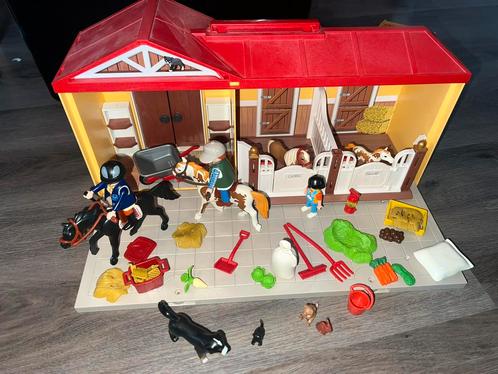 Playmobil meeneem paardenstal (5348), Antiek en Kunst, Kunst | Overige Kunst, Ophalen of Verzenden