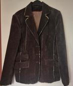 Bruine ribstof colbert - Maat L, Kleding | Dames, Bruin, Maat 42/44 (L), Ophalen of Verzenden, Zo goed als nieuw