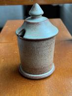 Handgemaakt keramiek potje met deksel, Antiek en Kunst, Antiek | Keramiek en Aardewerk, Ophalen of Verzenden