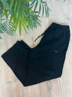 3x 100% linnen vintage broeken, Maat 52/54 (L), Zwart, Vintage, Ophalen of Verzenden