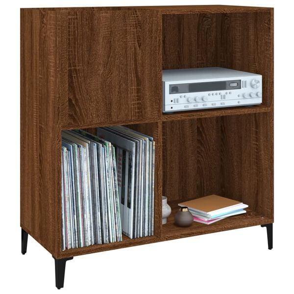 AANBIEDING | Platenkast 84,5 x 38 x 89 cm hout! GRATIS BEZOR, Huis en Inrichting, Woonaccessoires | Cd- en Dvd-rekken, Nieuw, Cd's
