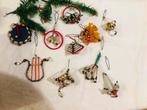 Antieke kerstversiering zeer oude gablonzer kerstballen, Ophalen of Verzenden, Gebruikt