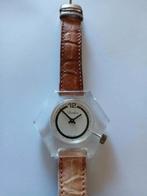 Vintage jaren 70 space age retro horloge parker swiss, Sieraden, Tassen en Uiterlijk, Overige merken, Kunststof, Polshorloge, Ophalen of Verzenden