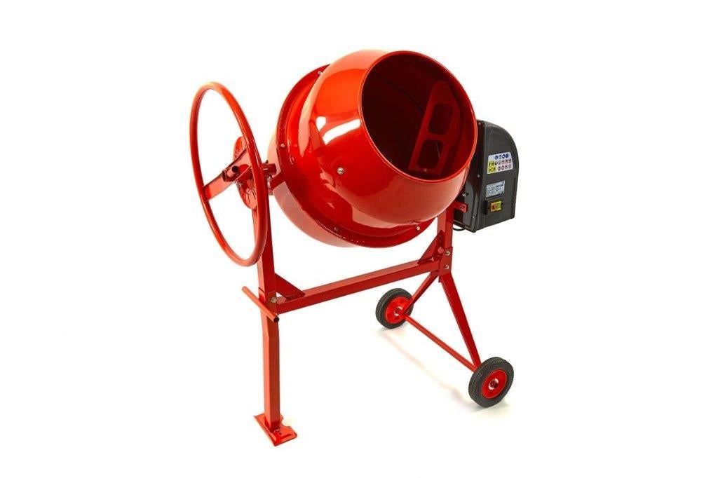 HBM Betonmolen, betonmixer 140 liter - 230 volt, Ophalen of Verzenden, Zo goed als nieuw