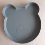 Liewood siliconen bord licht grijs beer - nieuw -, Overige materialen, Nieuw, Ophalen of Verzenden, Bord(en)